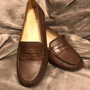 Jack Rogers Dark Brown Quinn Leather Loafer